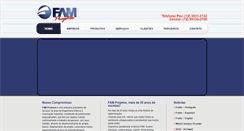 Desktop Screenshot of famprojetos.com.br